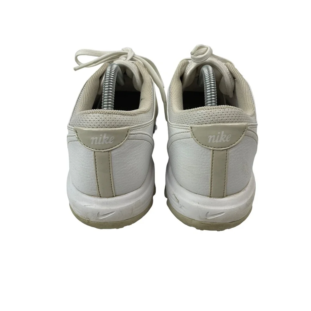 Nike Delight Golf Shoes Womens 9.5 White Beige 317622-121 Leather